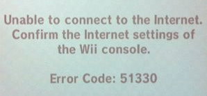 Wii error code 51330