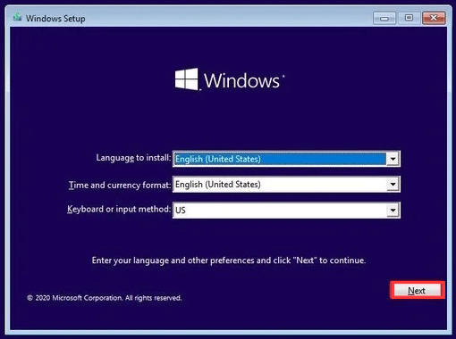 setup your preferences