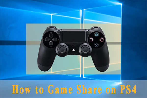 how to game share on PS4