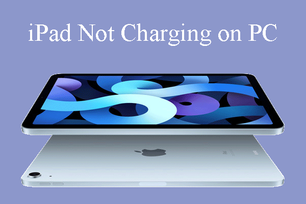 iPad not charging on PC