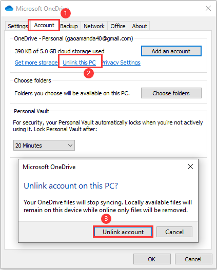 onedrive not starting windows 10