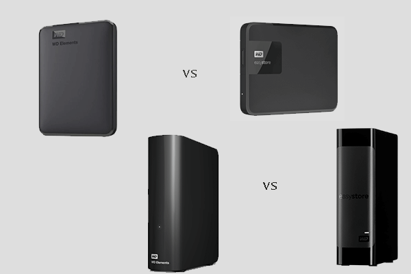 WD Elements vs Easystore: Head-to-Head Comparison - MiniTool Partition  Wizard