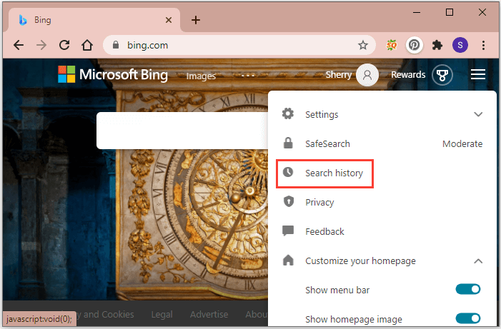 How To View And Clear Bing Search History Here Is A Guide MiniTool