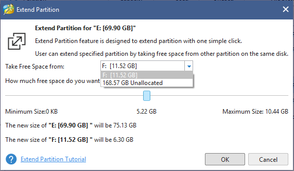 decide how much space you want to take