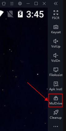 select MulDrive in NoxPlayer app center