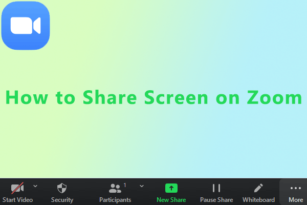 how to share screen on zoom thumbnail