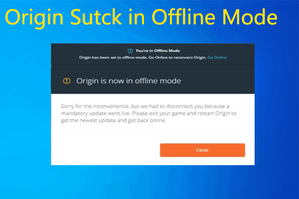 Fix: Origin Stuck in Offline Mode/Won’t Go Online Error