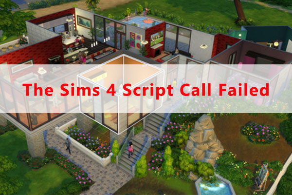 Sims 4 script call failed