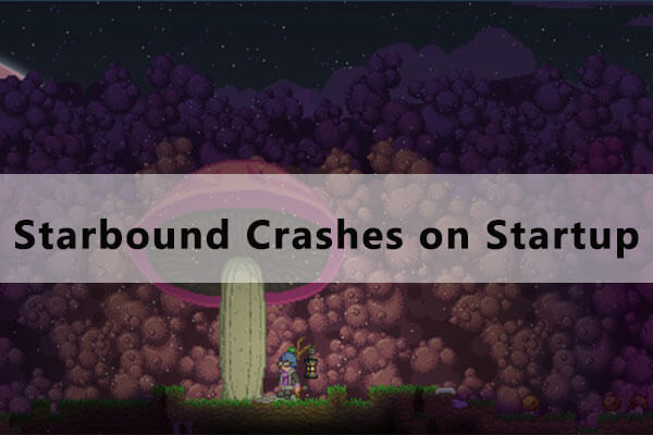 starbound crashes on startup starbound crashes on startup
