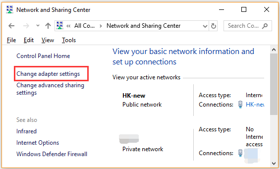 the wireless connection adapter is disabled the wireless connection adapter is disabled