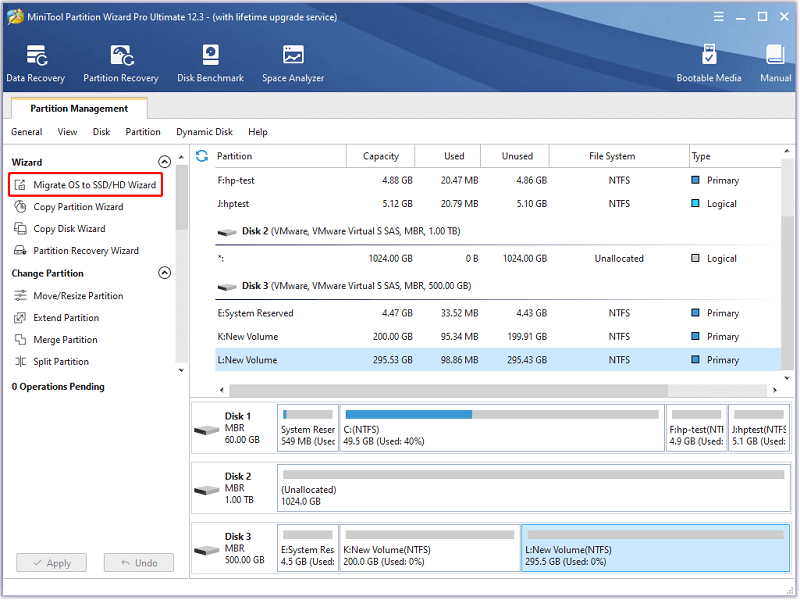 Migrate OS to SSD/HD Wizard