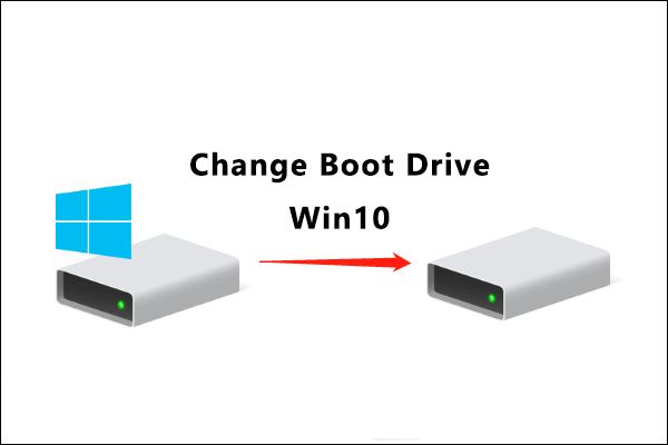 change boot drive Windows 10