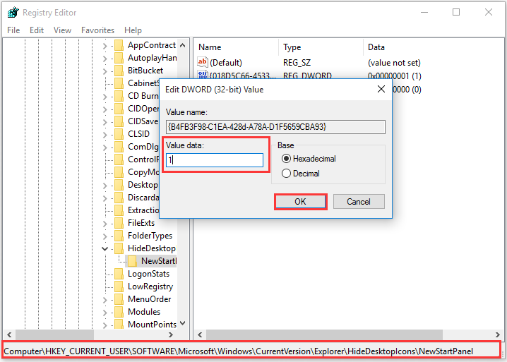 remove HomeGroup icon from desktop