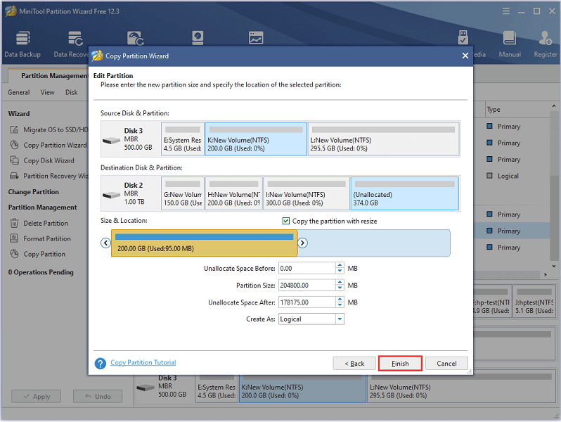 edit partition