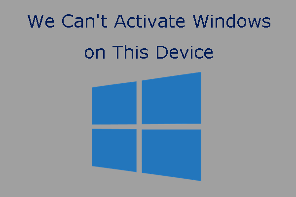 We Can T Activate Windows On This Device 5 Solutions