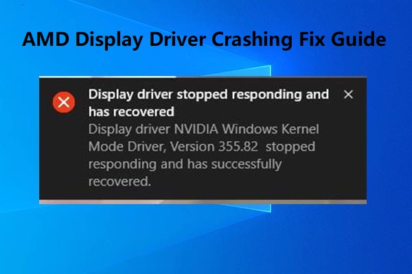 AMD display drivers crashing