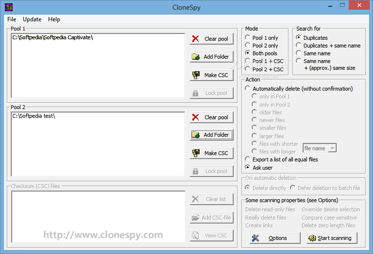 CloneSpy