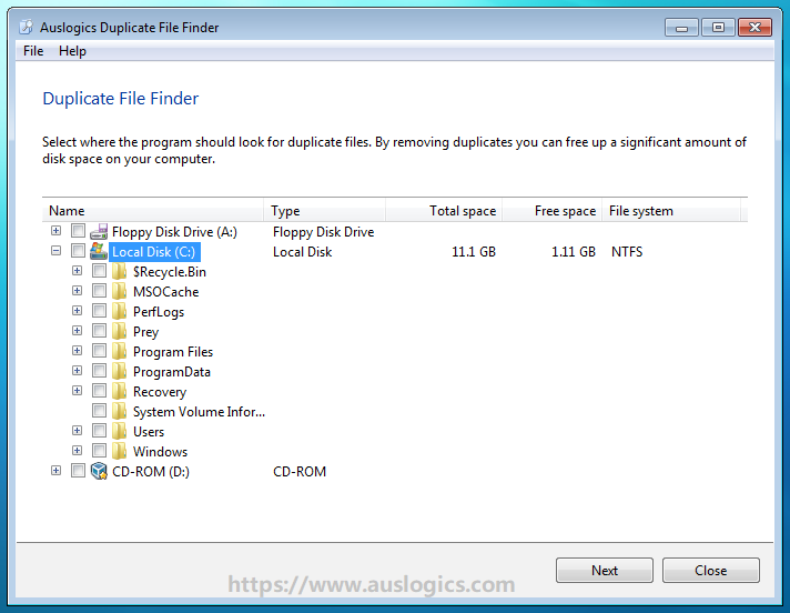 file duplicate finder