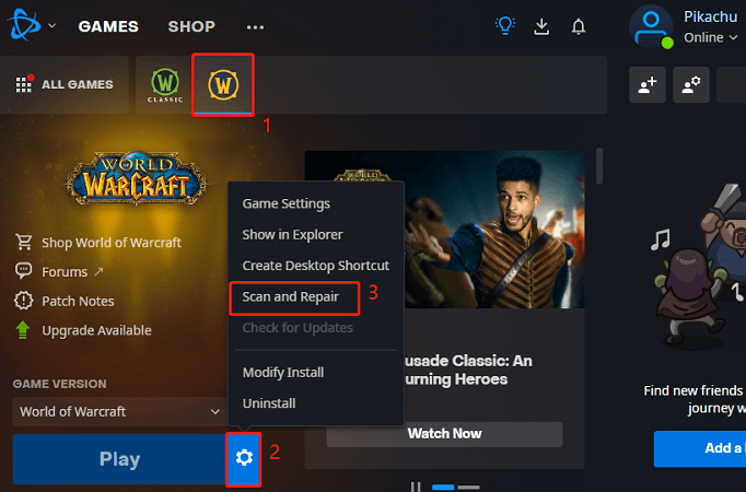 8 Methods To Fix BLZBNTAGT00000BB8 error when launching the game on Battle. net