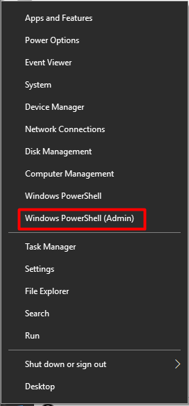 change to administrator windows 10 run Windows PowerShell as Admin