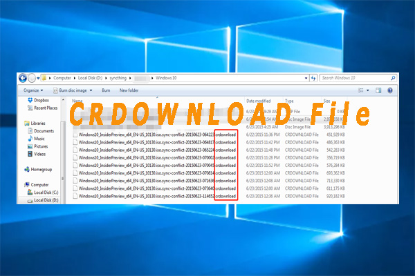 CRDOWNLOAD file