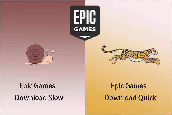 why does epic games download so slow