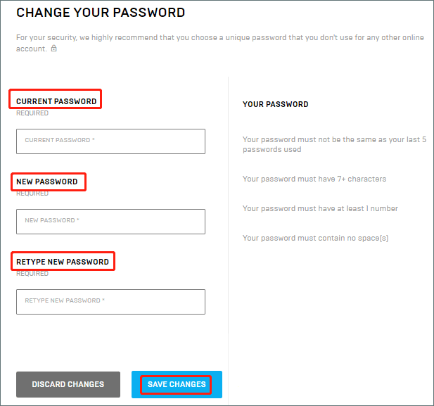 How to reset your Epic Games password if you can't log in to your