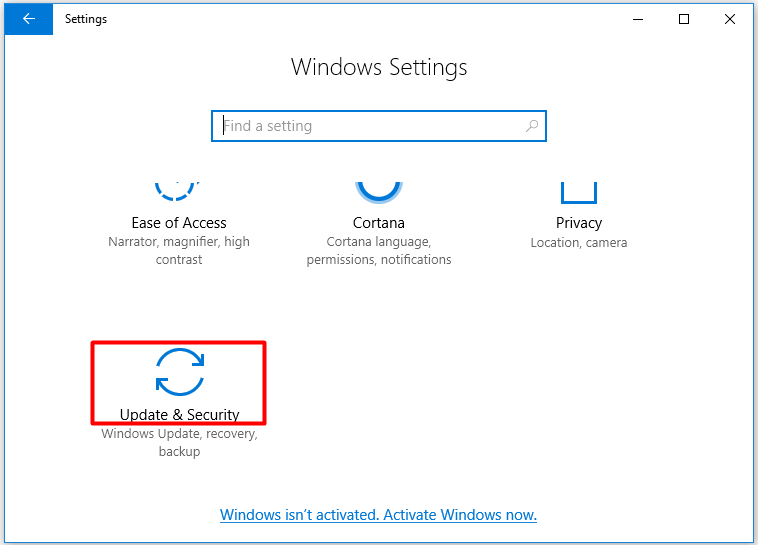 click update and security