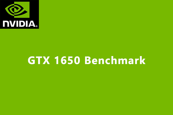 GTX 1650 benchmark