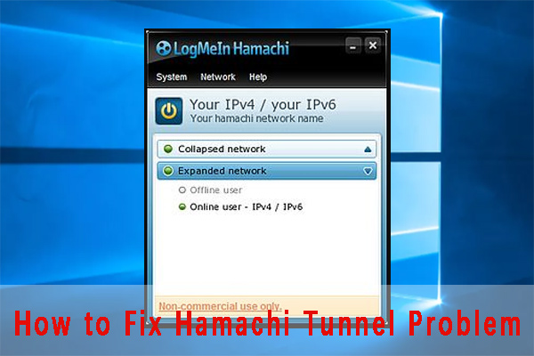 hamachi tunnel problem vpn error 789