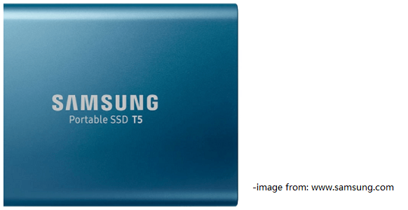 Samsung Portable SSD T5