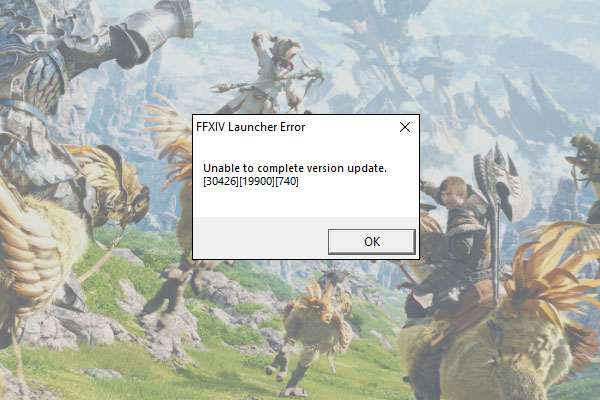 ff14 version check failed