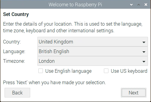 set up Raspberry Pi