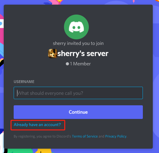 Joining our Discord Server