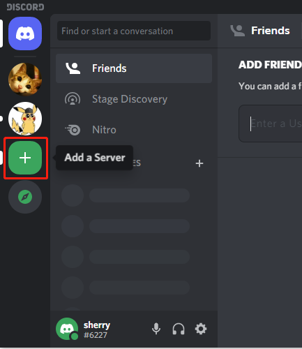 a discord server