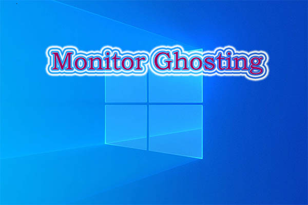 monitor ghosting test