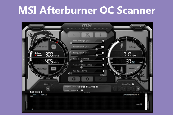 How To Use Msi Afterburner Oc Scanner To Boost Gpu Performance