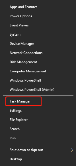 click task manager