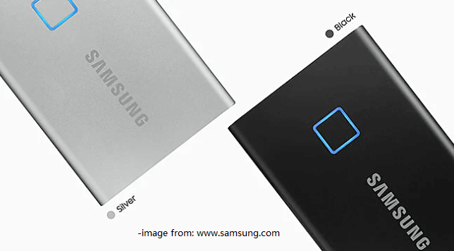 Samsung portable SSD T7 Touch