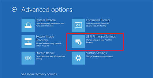UEFI Firmware Settings