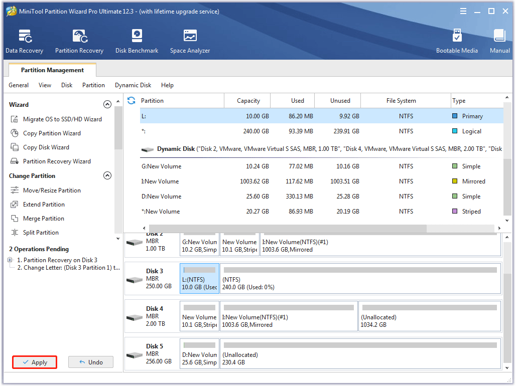 testdisk restore partition