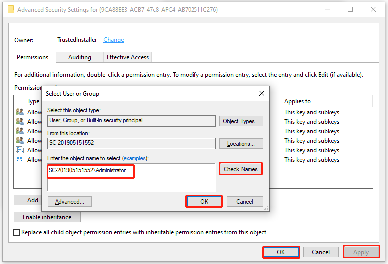 [Resolved] The ApplicationSpecific Permission Settings Error