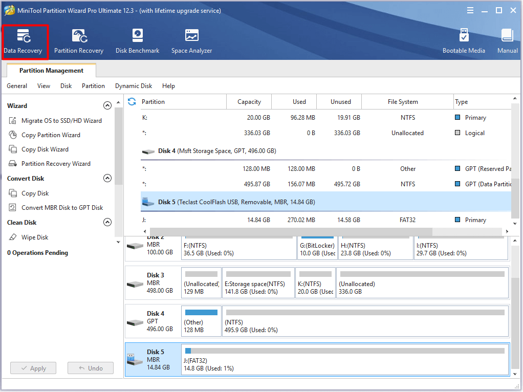 click data recovery