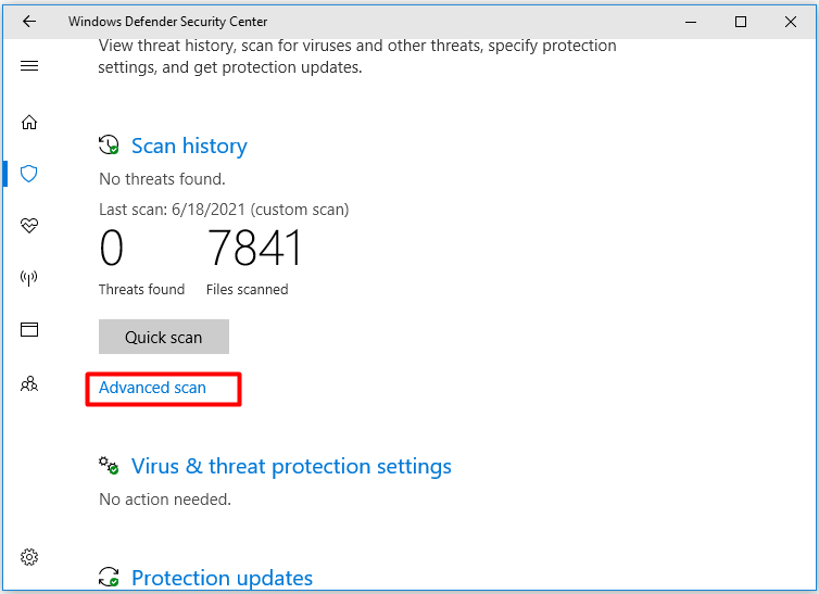 microsoft safety scanner vs defender