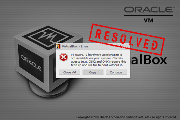 AMD-V is not available