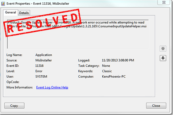 avast error message 41215
