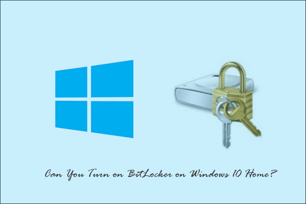 install bitlocker windows 10 home