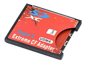 an SD to CF card adapter