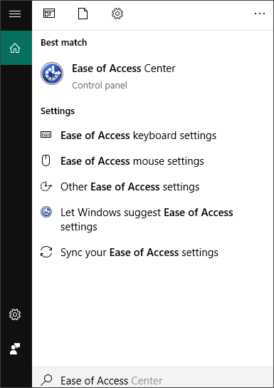 input Ease of Access