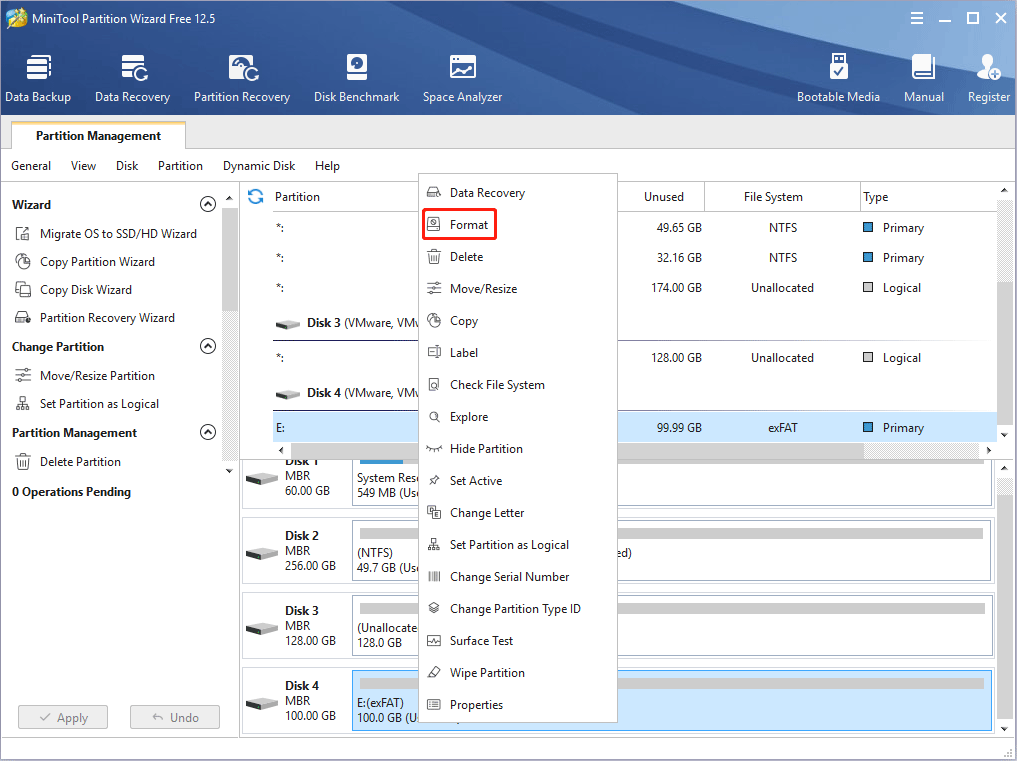 format USB drive